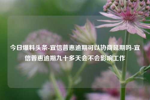 宜信普惠抵押车贷款骗子(宜信普惠贷款3万还多少)-添财网
