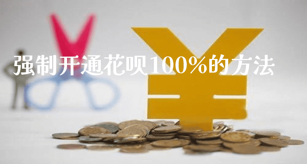 强制开通huabei100%的方法