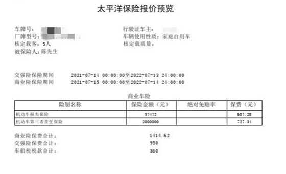 车险报价平台，2022车险哪家保险公司好?