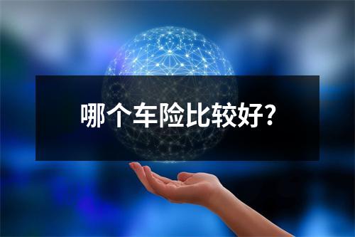 哪个车险比较好?