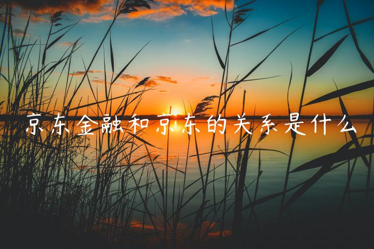 京东金融和京东的关系是什么