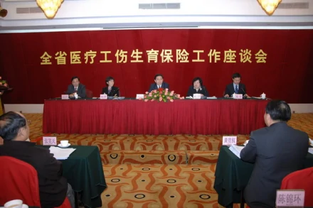 医疗工伤生育保险工作座谈会