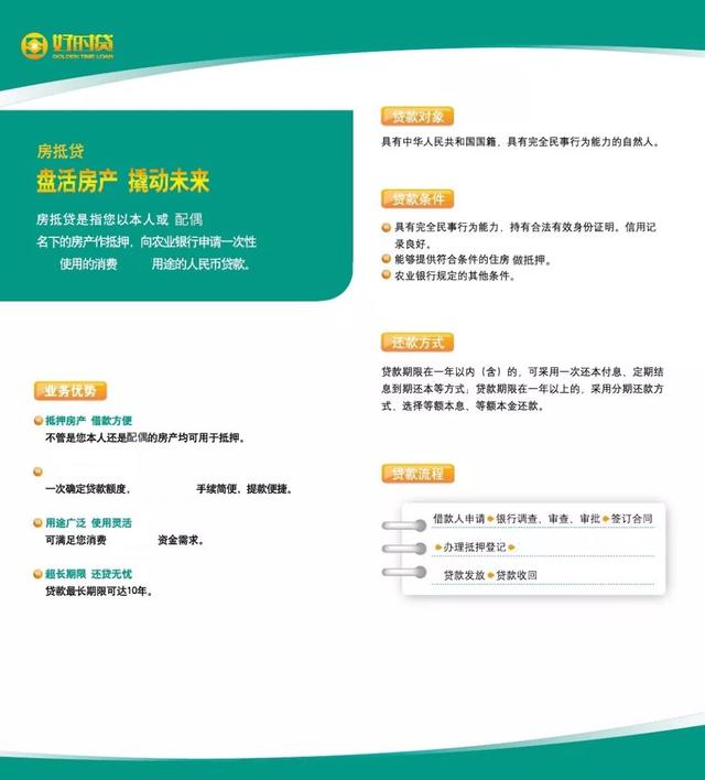 中国农业银行伊犁分行个贷中心告诉您：房抵贷消费贷款的那些事