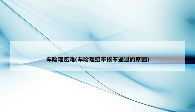 众安平安联合车险