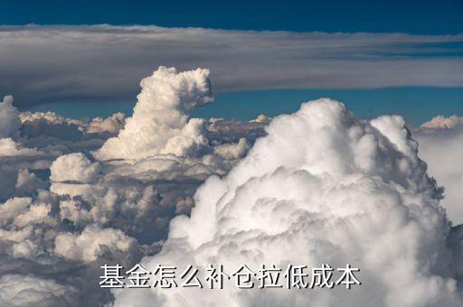 基金怎么补仓拉低成本