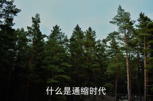 什么是通缩时代
