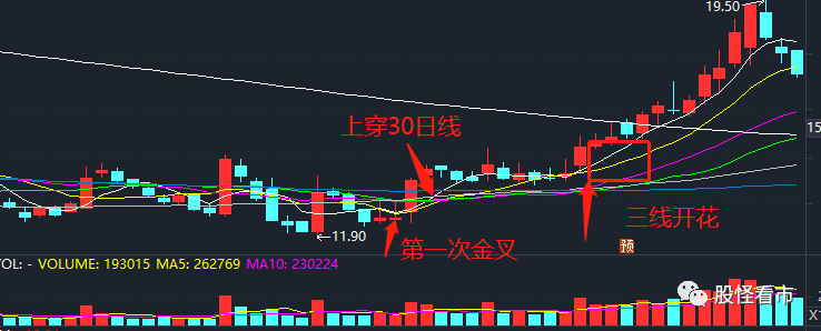 三线开花
