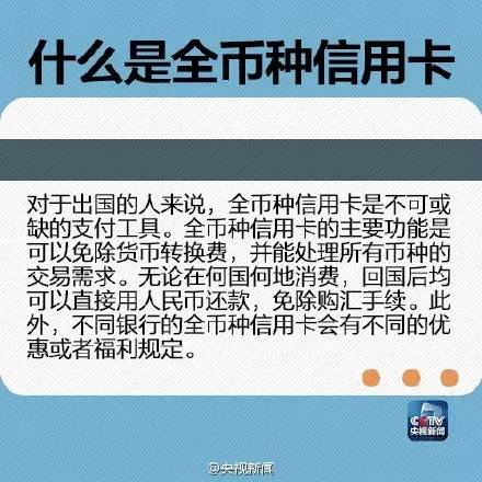 全币种信用卡