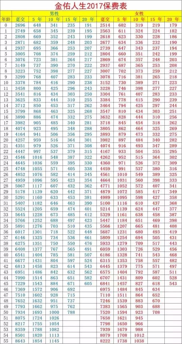 金佑人生终身寿险