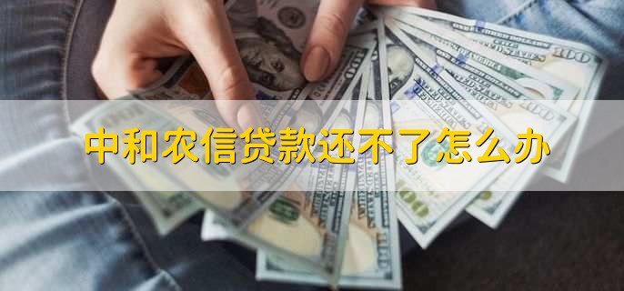 中和农信贷款还不了怎么办，向中和农信平台协商还款
