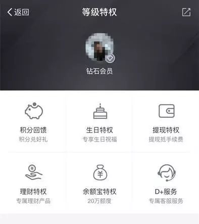 蚂蚁会员等级