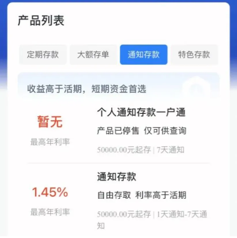 通知存款是什么意思