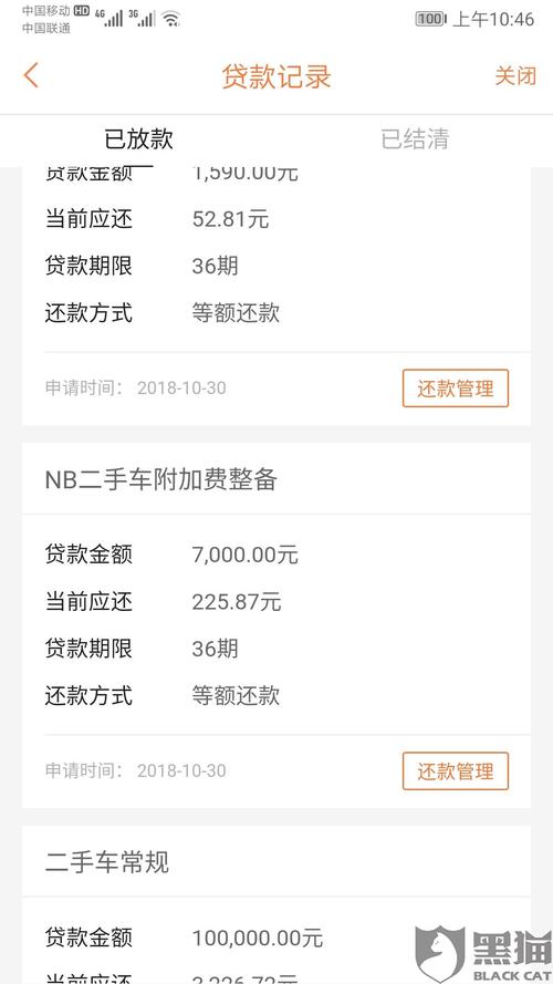 黑猫投诉平安车行车贷套路贷