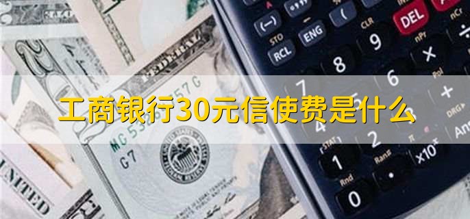工商银行信使费