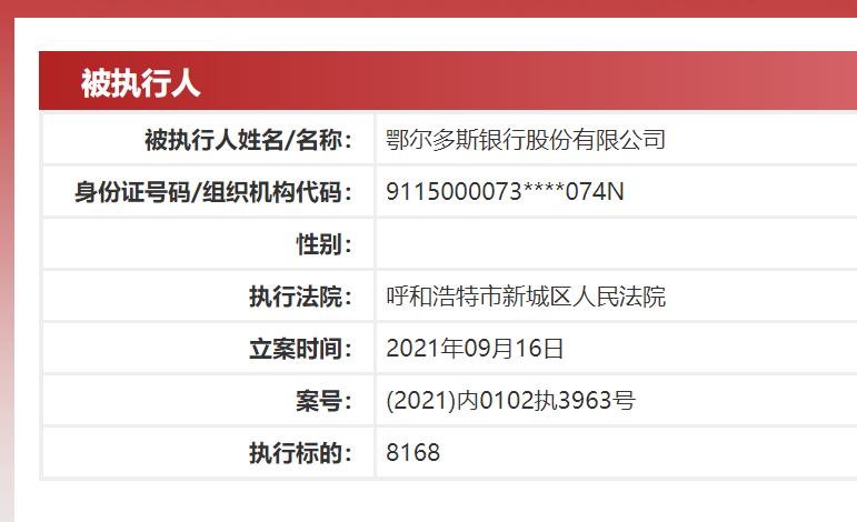 鄂尔多斯银行